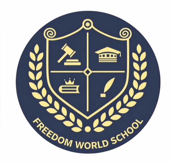 Freedom World School crest